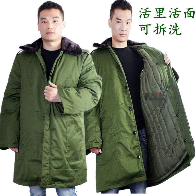 短款冬季加厚老式大军衣棉大衣冷库防寒服保暖棉大衣中长棉袄防冻