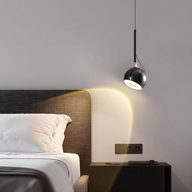 客厅沙发小吊灯触摸调节升降吊线灯现代简约设计师圆球卧室床头灯,家装灯饰光源,智能吊灯,淘宝优惠券,粉丝福利购,淘宝优惠卷