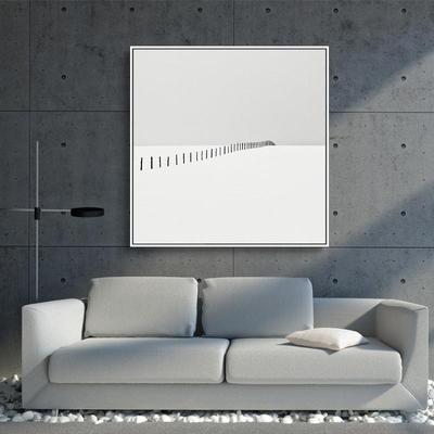 圣仕现代极简约意境风景装饰画北欧客厅卧室玄关挂画餐厅酒店壁画