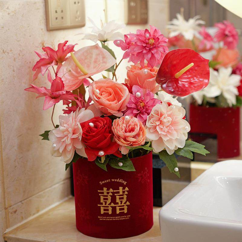 尚米特喜庆结婚抱抱桶婚房装饰摆件客厅卧室布置用品婚礼拍照道具,节庆用品/礼品,陪嫁用品套装,淘宝优惠券,粉丝福利购,淘宝优惠卷