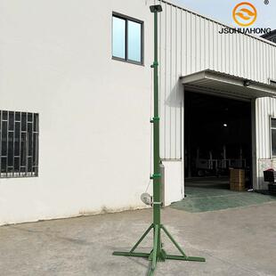 SYM监控手摇升降自立杆舞台照明设备伸缩杆Manual lifting mast