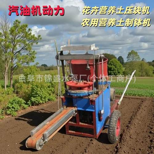 电动大棚农作物蔬菜育苗装土播种一体机械 大棚花卉种子苗育苗机