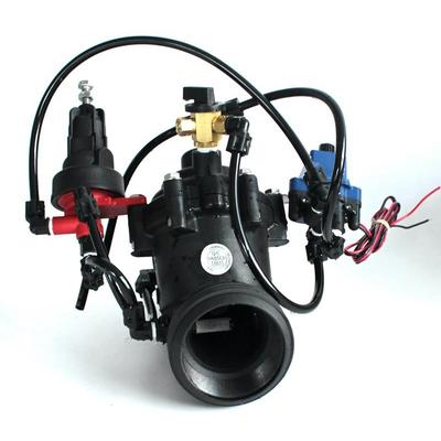 75管2.5吋耐特菲姆脉冲线圈农业灌溉带法兰带手动开关电磁减压阀