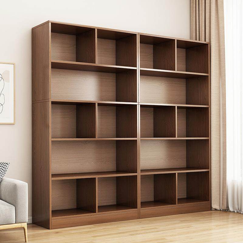 书架现代简约落地格子隔断置物柜客厅物品展示柜阳台收纳板材柜子