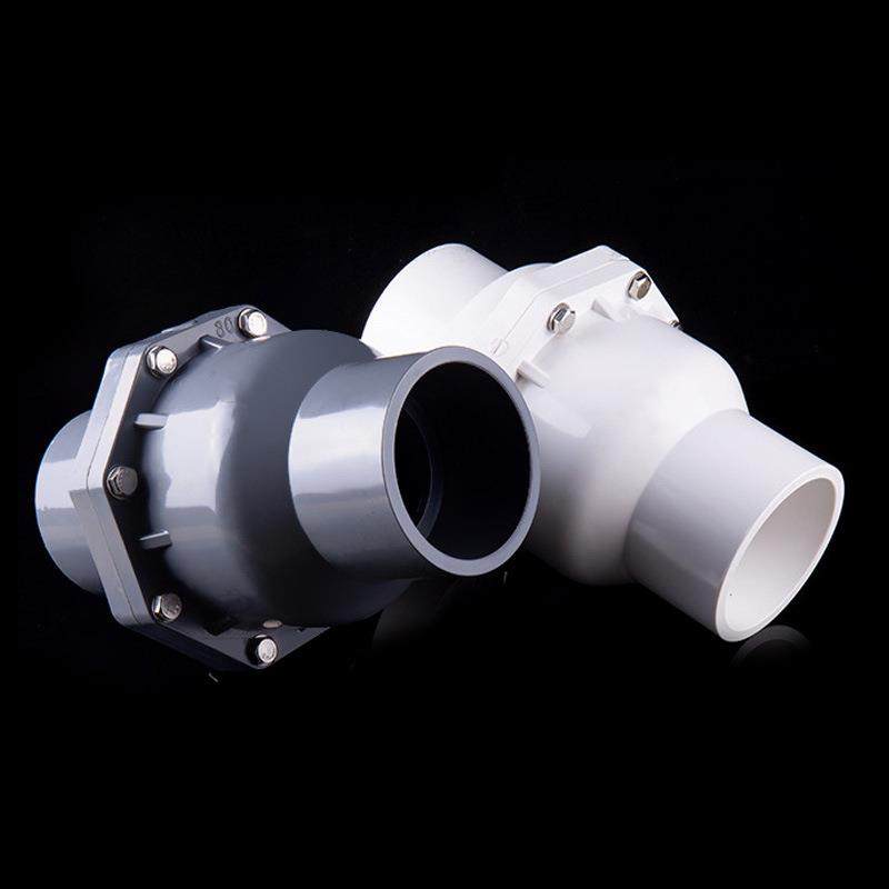 110止回阀单向阀UPVC75加厚50管道止逆阀160塑料90给水管阀门配件,标准件/零部件/工业耗材,波纹管/金属软管/塑胶软管,淘宝优惠券,粉丝福利购,淘宝优惠卷