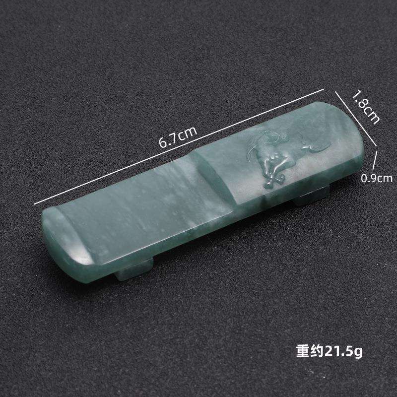 天然翡翠中式筷子架家用防滑筷托餐桌筷托