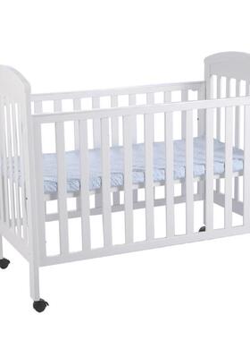 实木婴儿床多功能宝宝床拼接大床bb新生儿床护栏床可移动新生儿床