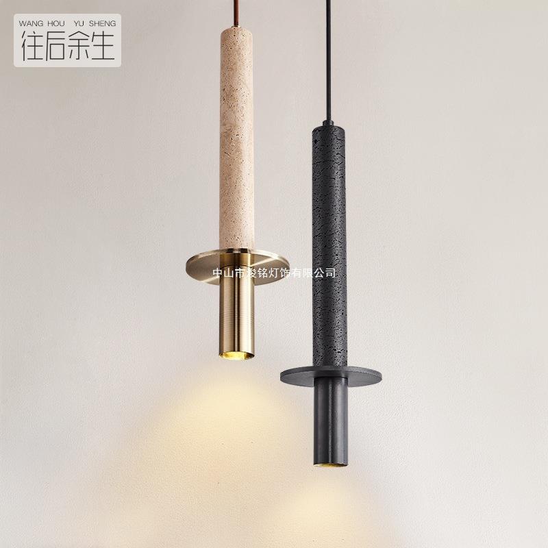 北欧现代简约卧室床头吊灯长线极简轻奢设计师后现代吧台餐厅灯具