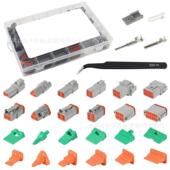 跨境265PCS盒装 公母防水线束接插件 防水汽车连接器 DT系列2 12孔