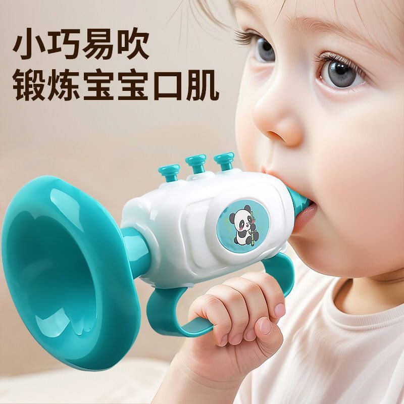 胎教小喇叭儿童喇叭玩具可吹响的幼儿园婴宝宝益智早教小喇叭口哨