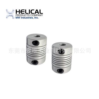 HELICAL铝合金弹性绕线联轴器WAC25-10mm-6mm滚珠丝杠电机连接器