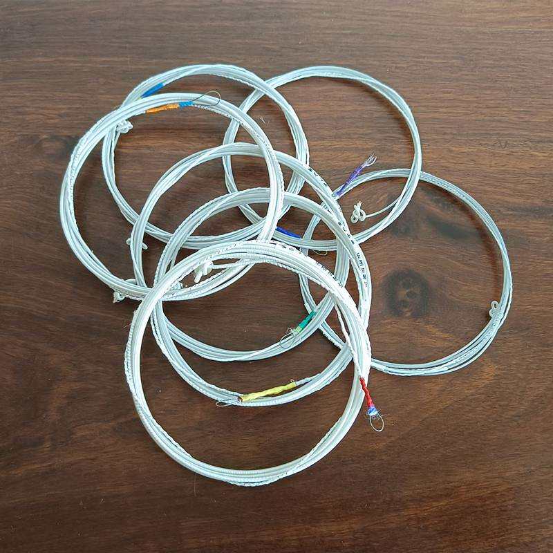 古琴弦钢丝弦尼龙琴弦打好蝇头整套出售简装古琴配件