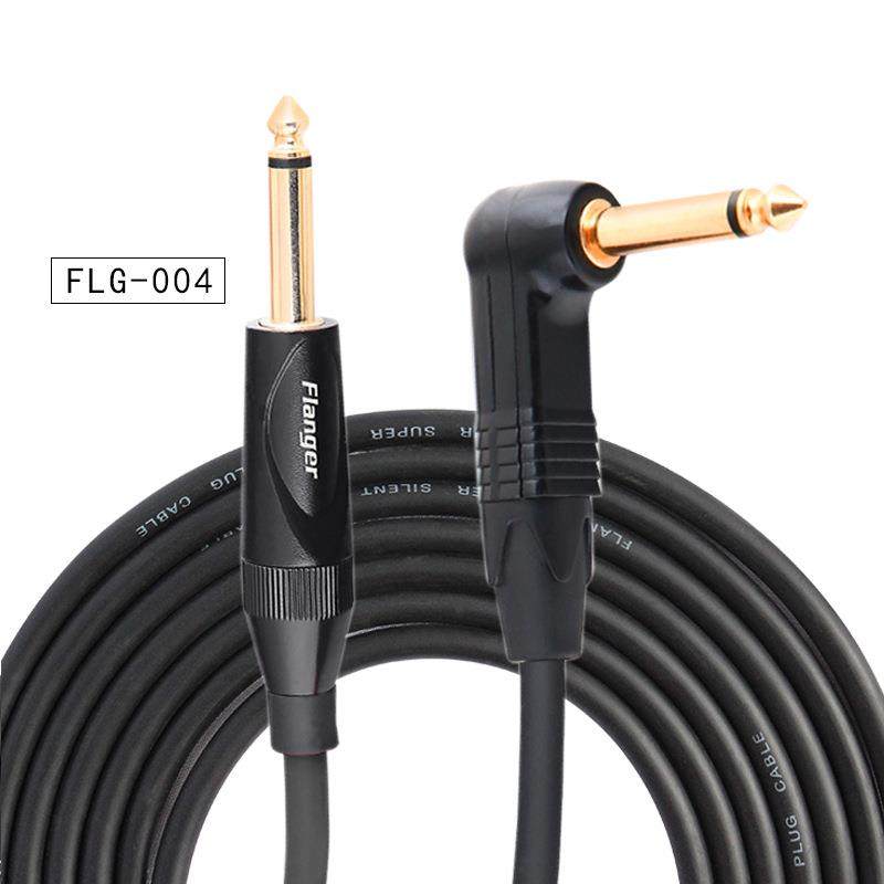 Flanger/弗兰格 3米电吉他连接线 降噪线贝斯音箱音频静音线