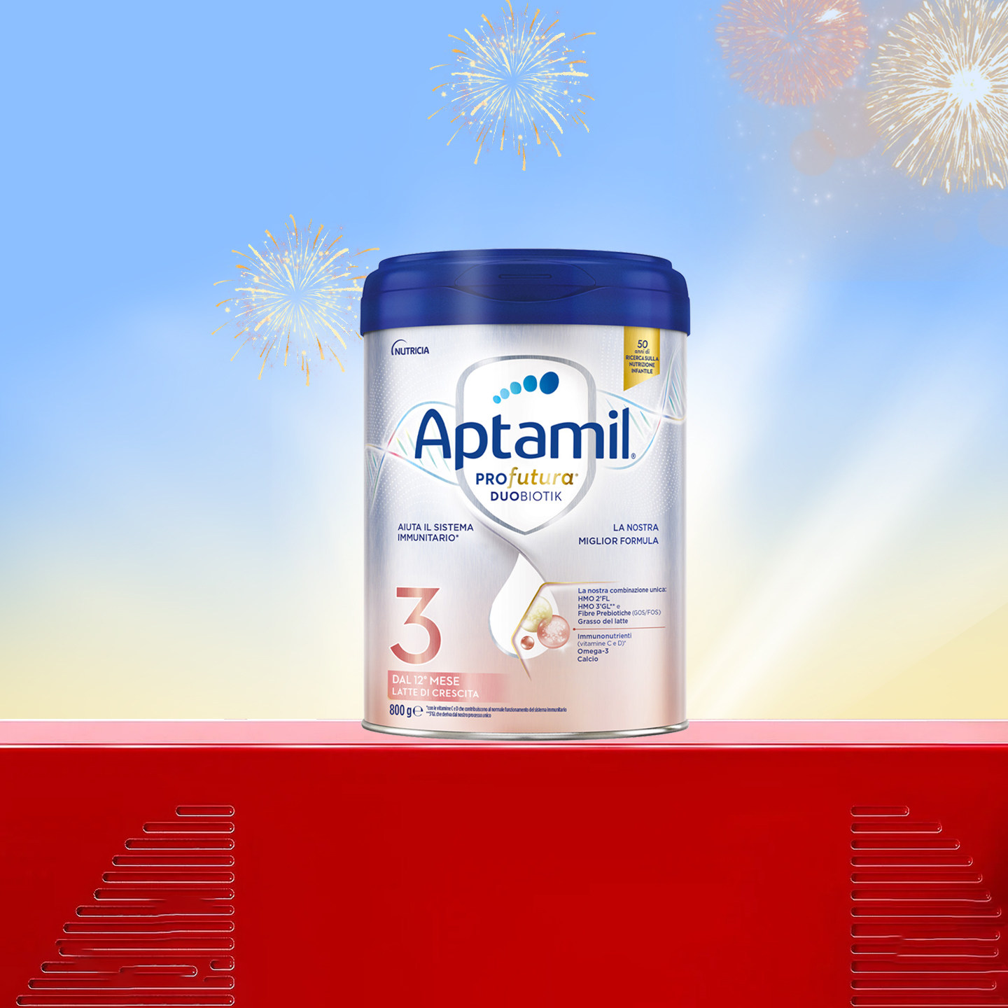 Aptamil意大利爱他美婴幼儿奶粉白金3段1周岁及以上800g/罐官方