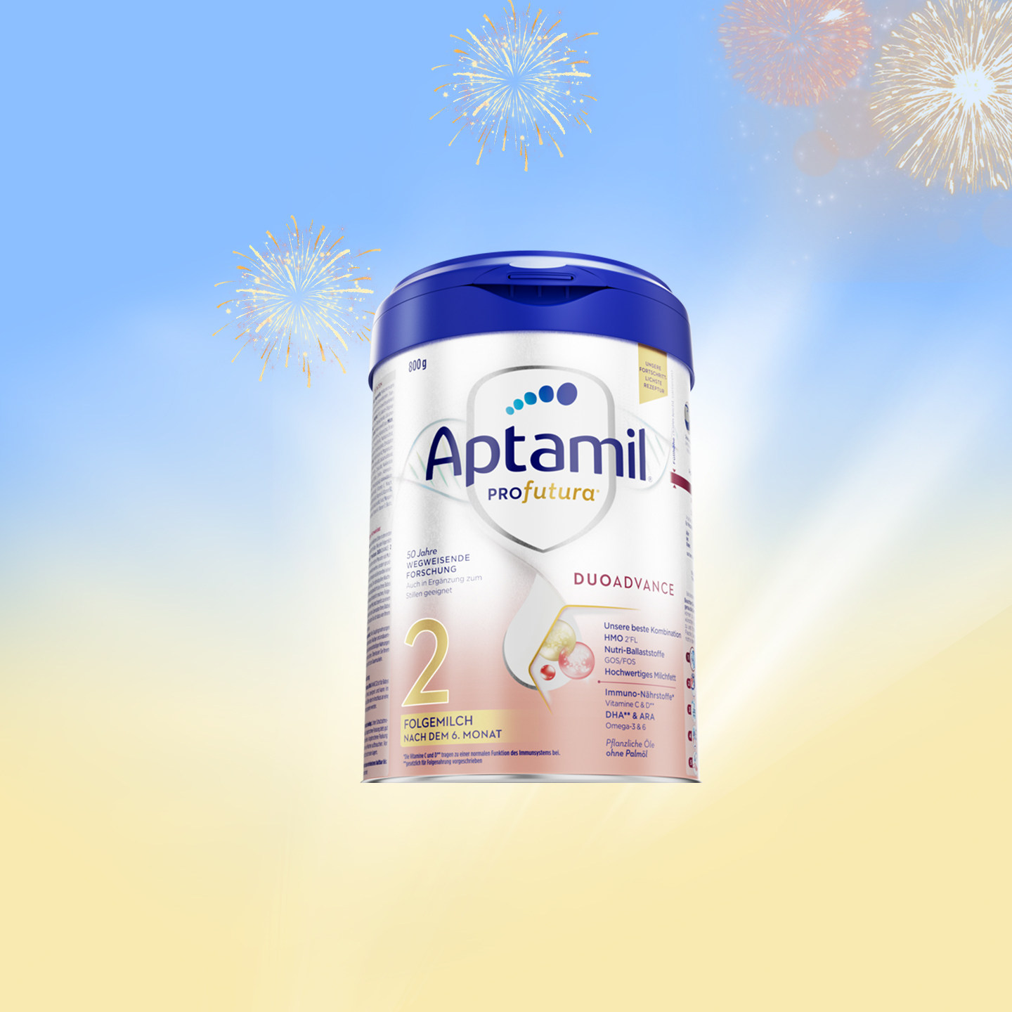 德国爱他美白金版2阶段婴幼儿奶粉德爱白金版二阶HMO配方官方正品