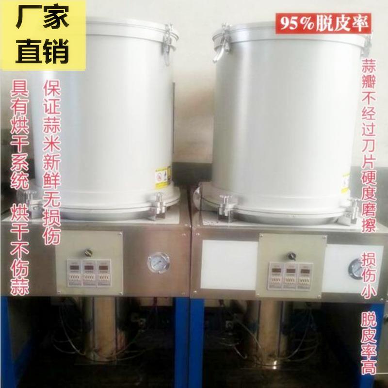 商用大型大蒜脱皮机气脱式去皮蒜米剥皮大蒜加工机械打干蒜空压机
