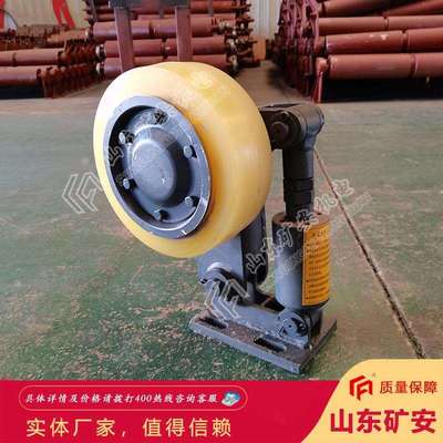 L36KA矿用滚轮罐耳聚氨酯材质缓冲型单轮罐笼导向轮