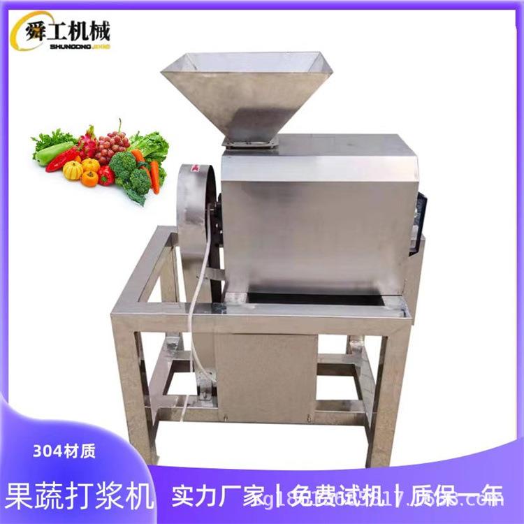 单道葡萄樱桃打浆机 商用全自动水果取浆机 1T杨梅枇杷去核榨浆机