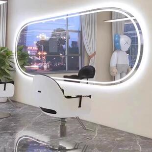 理发店染烫镜台发廊专用美发店镜子网红男士油头馆剪发镜挂墙镜子