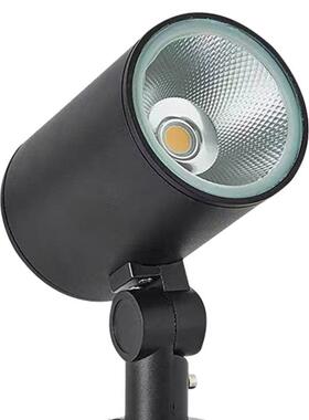 led户外射灯防水庭院灯花园草坪照树灯景观园林COB插地灯投光灯