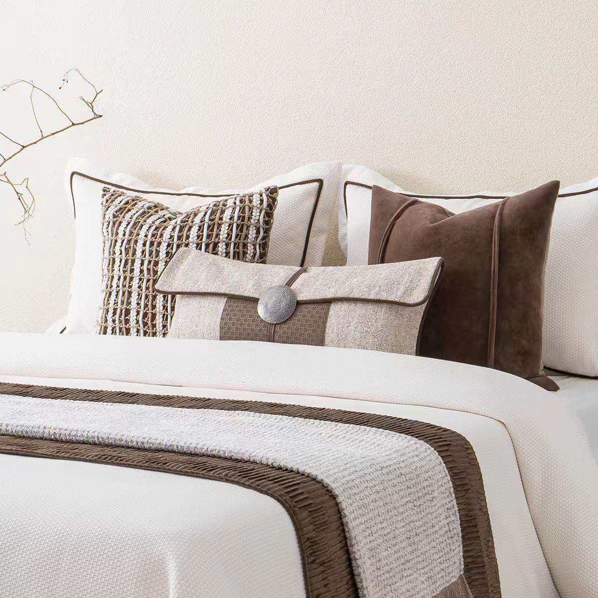 诧寂风样板间床品软装家具展厅床上用品样板房民宿法式多件套,鲜花速递/花卉仿真/绿植园艺,割草机/草坪机,淘宝优惠券,粉丝福利购,淘宝优惠卷