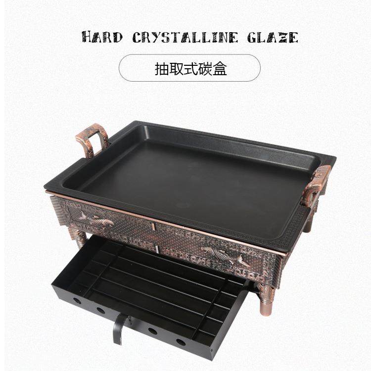 海鲜大咖盘餐厅商用加厚铸铁烧烤炉碳烤炉木炭酒精烤鱼炉烤肉炉架,鲜花速递/花卉仿真/绿植园艺,割草机/草坪机,淘宝优惠券,粉丝福利购,淘宝优惠卷