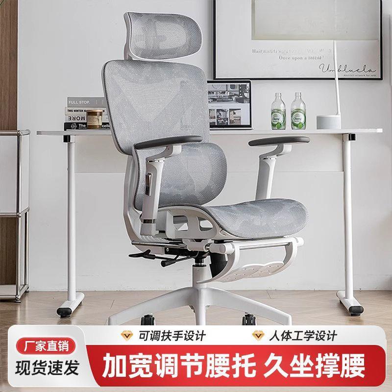 德致人体工学椅6D扶手镂空电脑椅办公座椅学习书房椅老板椅电竞椅