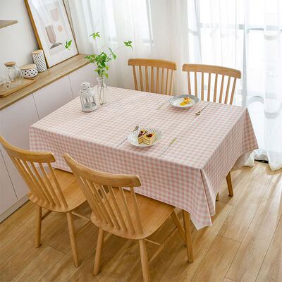 checkered tablecloth rectangular square table picnic cloth