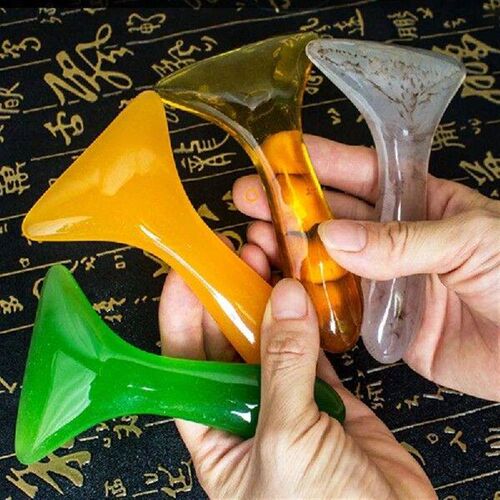 NEW Resin Gua Sha Scraping Board Point Tapping Stick Face