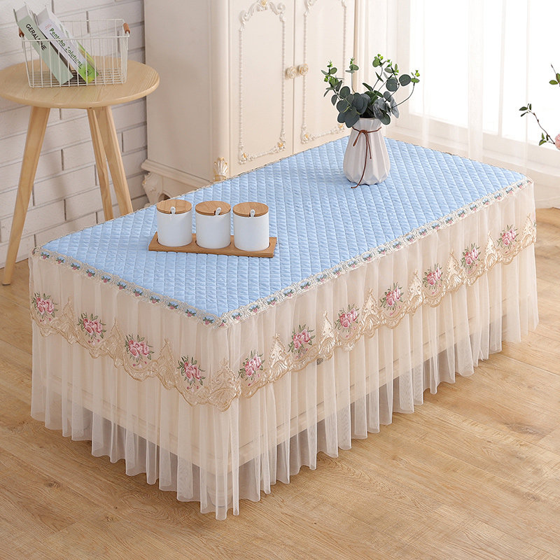 茶几罩长方形客厅全包盖巾田园盖布蕾丝防滑茶几桌布布艺防尘罩,居家布艺,桌布,淘宝优惠券,粉丝福利购,淘宝优惠卷