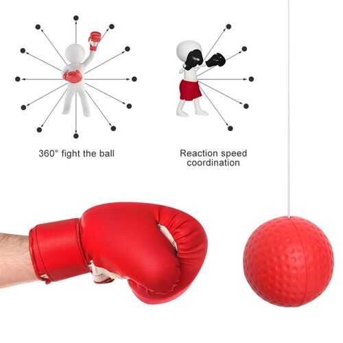 Boxing Speed Ball Head-mounted PU Punch ball MMA Sanda Train