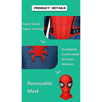 Spiderman Cotume for Kid Adult Tobey Maguire Copl Bodyuit Su
