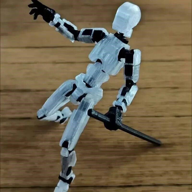 Multi-Jointed Movable Robot 2.0 3d Printed Mannequin Toy Ani - 实物图
