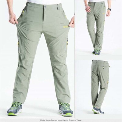 FALIZA Stretchable Mens Cargo Pants Summer Men Casual Pant Q