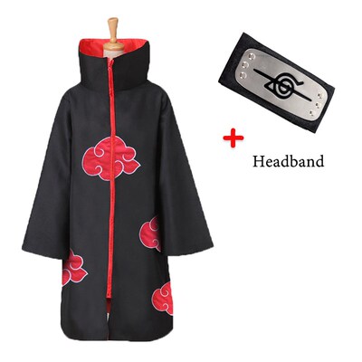 135-XXL Costume Cloak Akatsuki Cosplay Adult Children Hallow