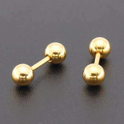 1Pair 16G Tragus Helix Bar Stainless Steel Barbell Daith Ore