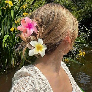 Fashion Flower Hair Clips For Women Bohemia Large Hair Claw
