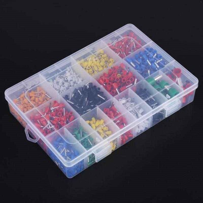 2120pcs Wire Copper Crimp Connector Insulated End Terminal 2