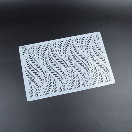Irregular Pattern Cake Stencil Template Reusable Plastic