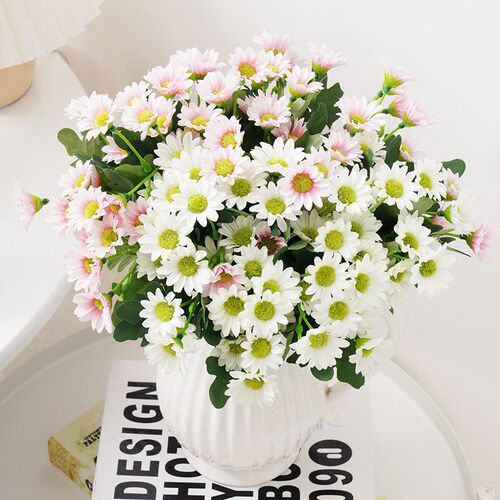 Autumn Artificial Daisy Flowers Silk Bouquet Fake Flower DIY