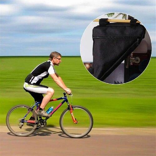 Instantly Detachable Design Bicycle Triangle Bag Spacious