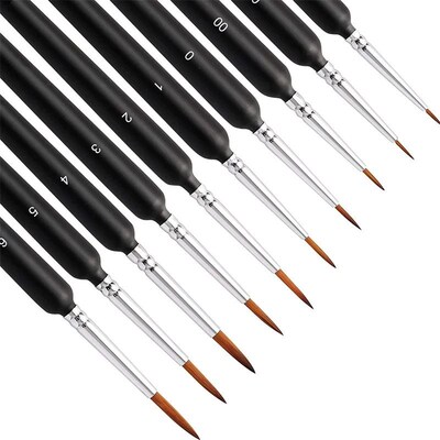 Miniature Paint Brushes Art Painting Brushes Set Detailing P