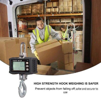 1000kg Digital Hanging Scale Crane Scale LCD Backlight