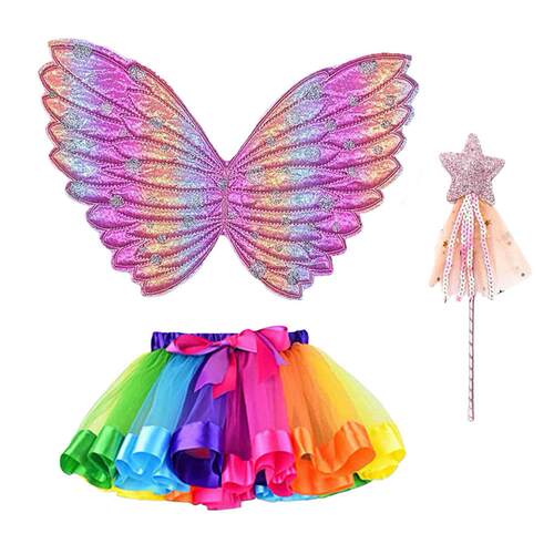 Fairy Costume Set 3 Pcs Fairy Princess Costume For Girls Inc