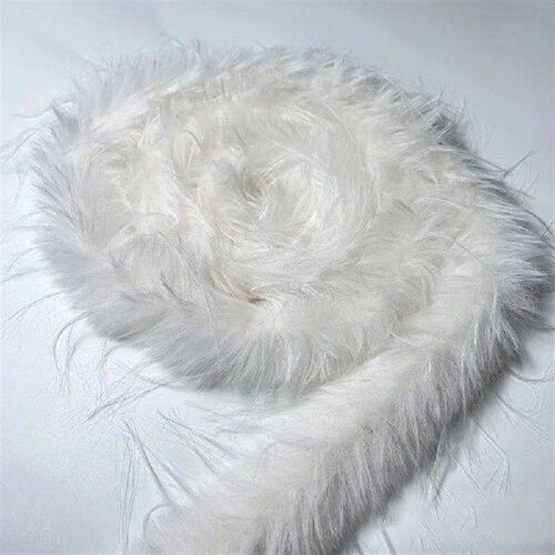 1 Meter DIY Apparel Sewing Fluffy Trim Fabric Winter Faux