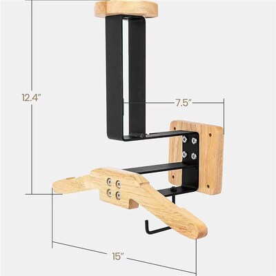 Wooden Helmet Hook Motorcycle Helmet Holder Motorcycle