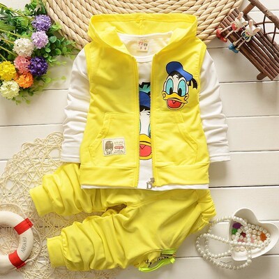 Boys Clothing Sets Children Fashion Donald Duck Baby boy T-s