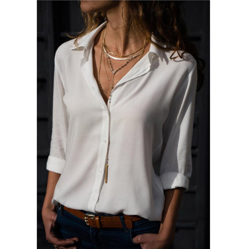 Shirt  Top Blusas Y Camisas Mujer De Moda Womens Blouse - 实物图
