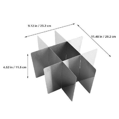 Grid Basin Partition Reusable Metal Pot Divider Kitchen