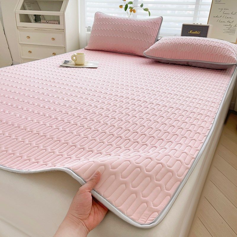 夏季乳胶冰丝凉席子20新款母婴级学生宿舍单人可机洗夏天软凉席,床上用品,乳胶席,淘宝优惠券,粉丝福利购,淘宝优惠卷